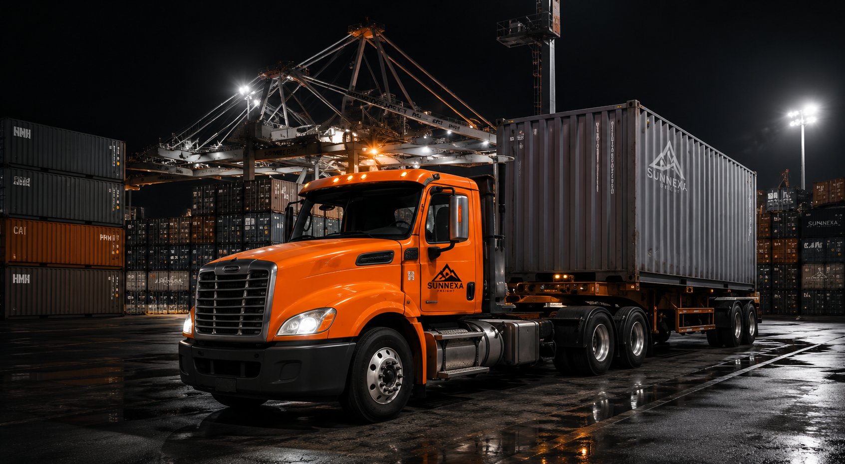 Port drayage container move